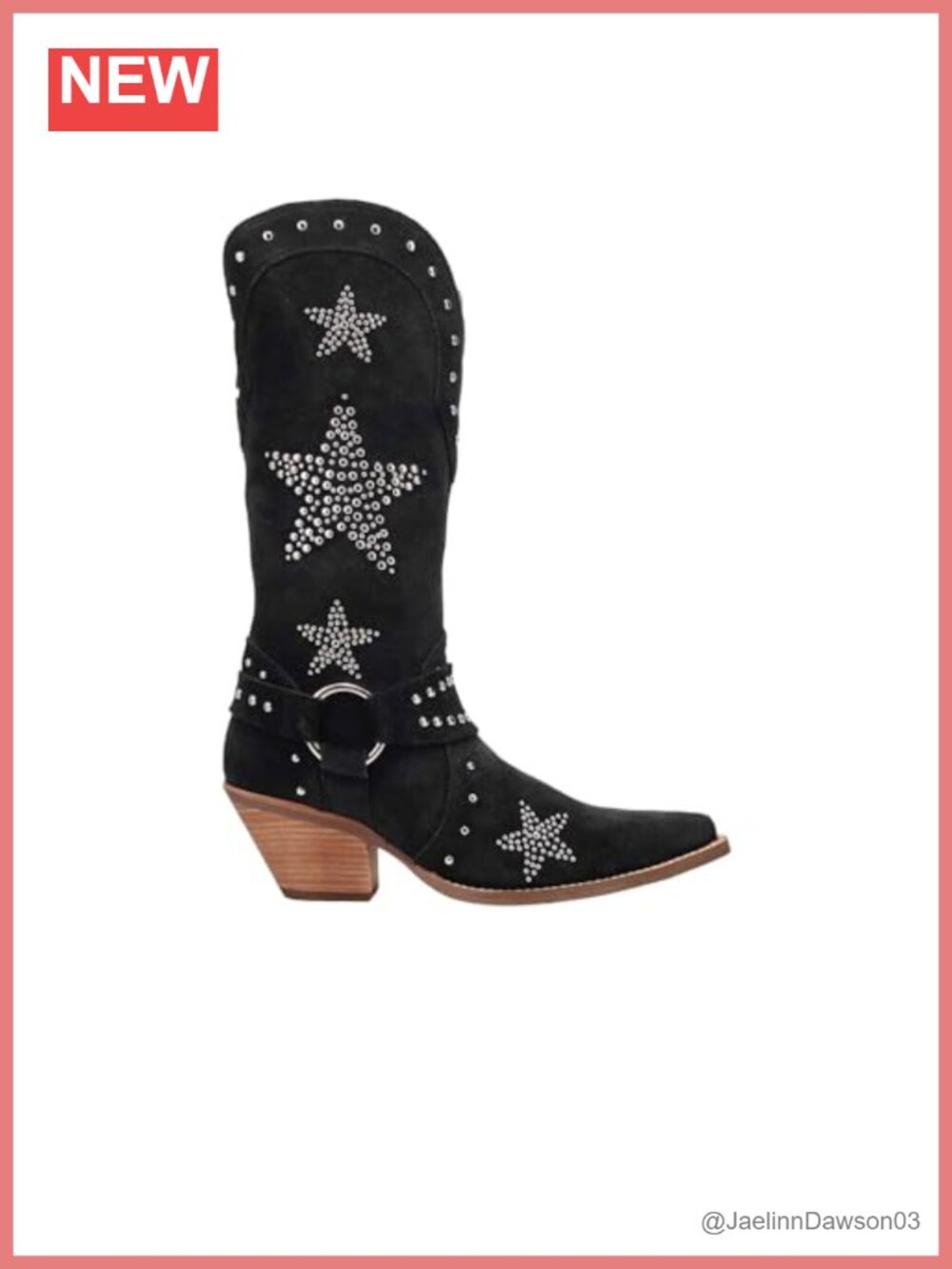 Dingo Suede Pull-On Snip Toe Block Heel Boots